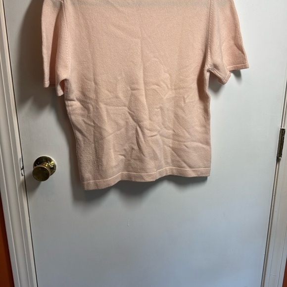 Lord & Taylor Blush Cashmere Top - Picture 3 of 4